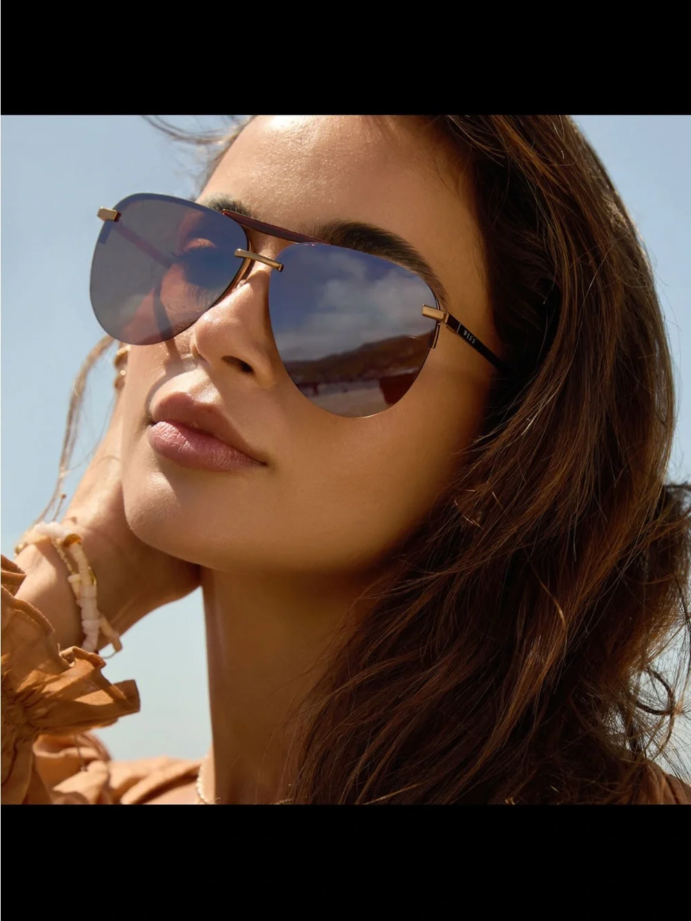 Diff Eyewear sleek aviator